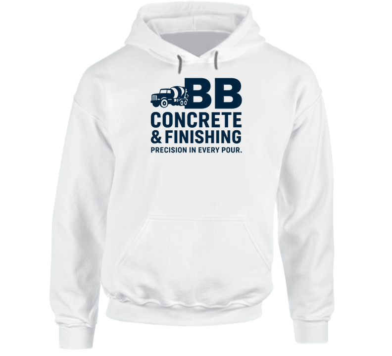 Bb Concrete & Finishing Logo Hoodie