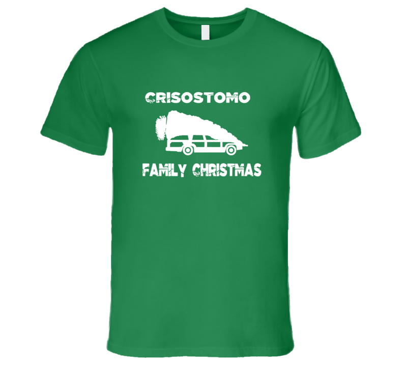 Crisostomo Family Christmas Vacation Parody T Shirt