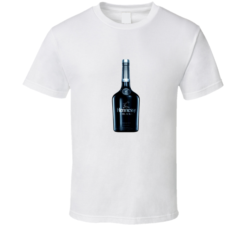 Black Cognac Alcoholic bottle T Shirt