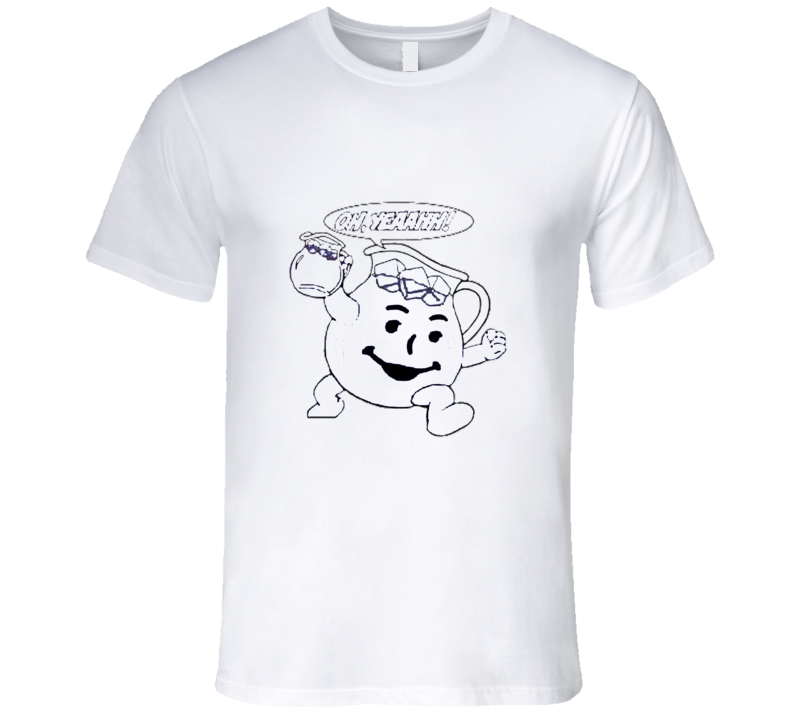 White Kool-Aid Distressed Style T Shirt