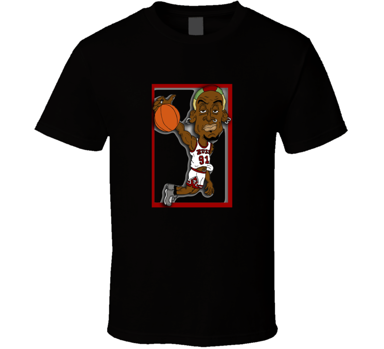 Dennis Rodman 91 Retro T Shirt Dennis Rodman 91 Retro T Shirt