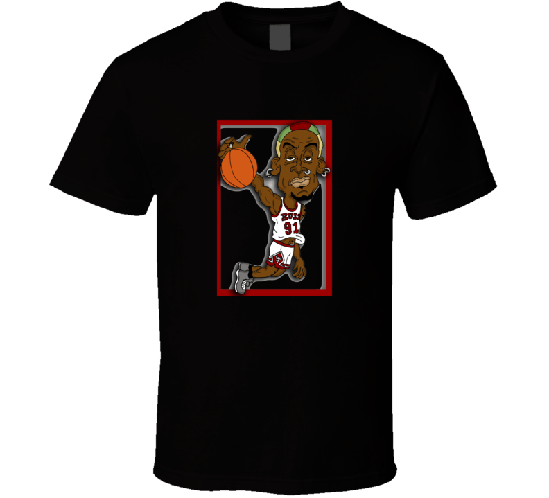 Dennis Rodman 91 Retro T Shirt