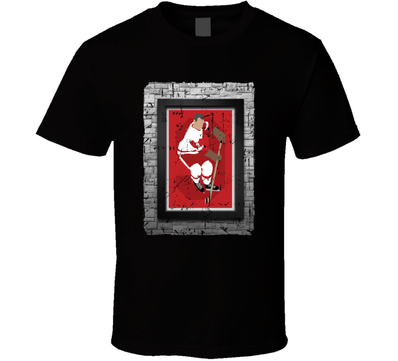 Gordie Howe Cartoon Sketch T-shirt