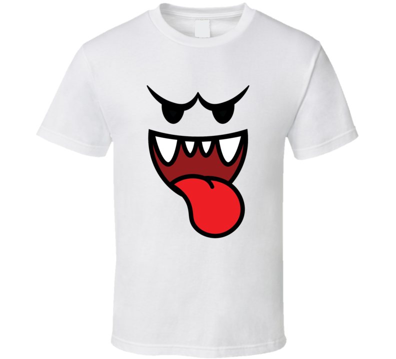 Mario Ghost Boo Scary Halloween T-shirt