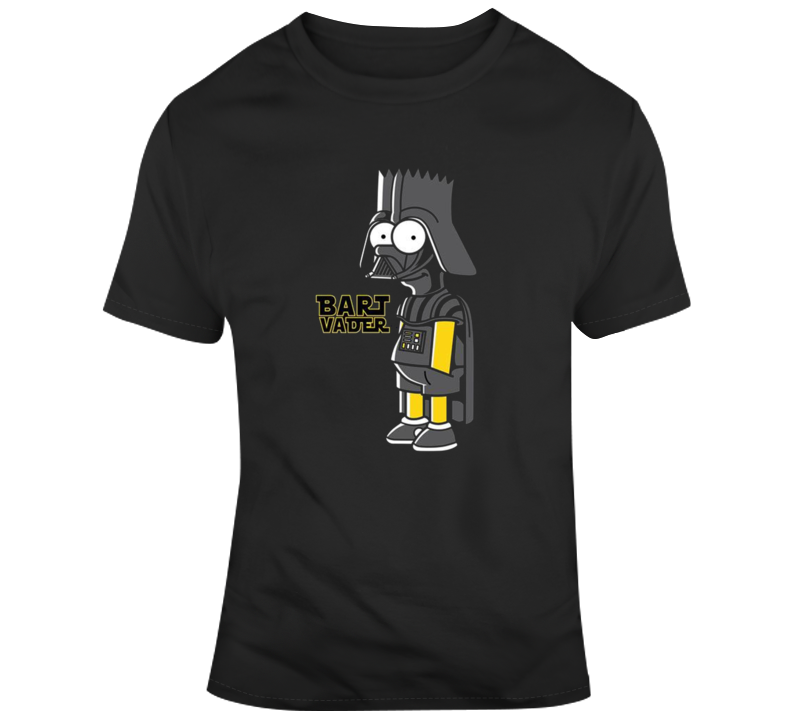 Bart Vader Darth Vader Parody T Shirt