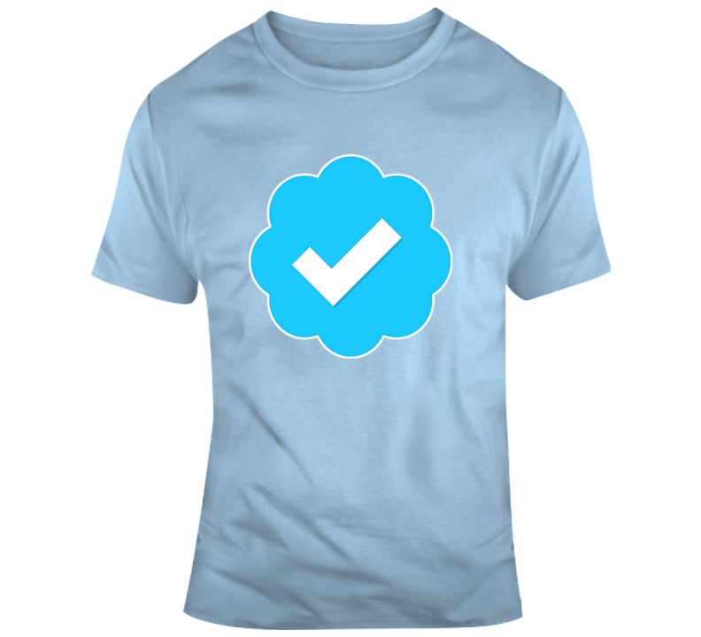 Cool Verified Twitter Instagram Logo Badge T-shirt Cool Verified Twitter Instagram Logo Badge T-shirt