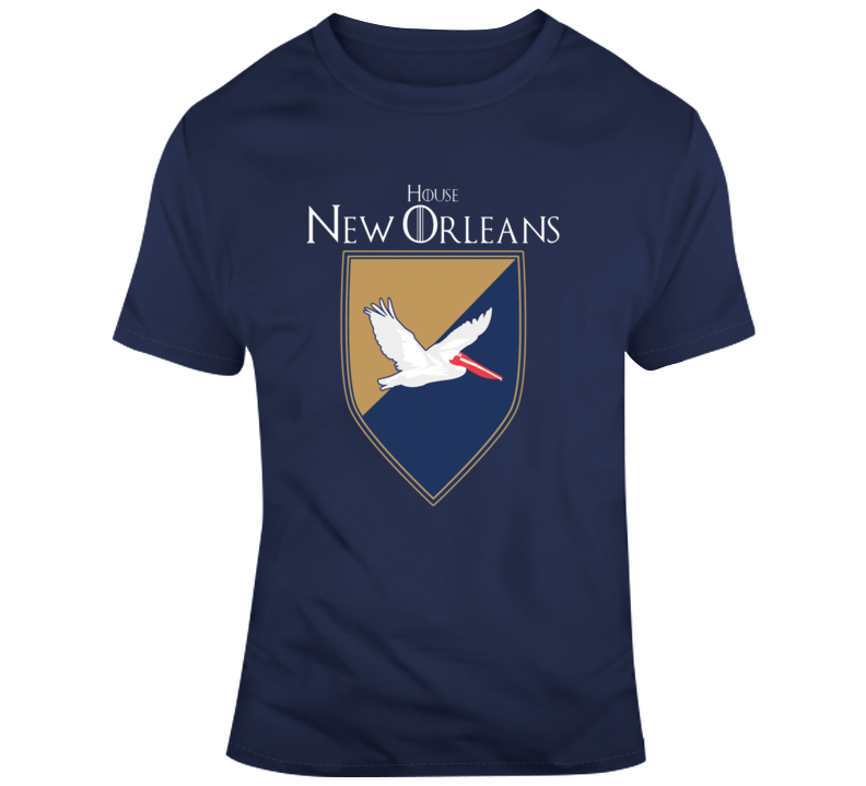 House Of New Orleans Perlicans Games Of Thrones Parody T-shirt House Of New Orleans Perlicans Games Of Thrones Parody T-shirt