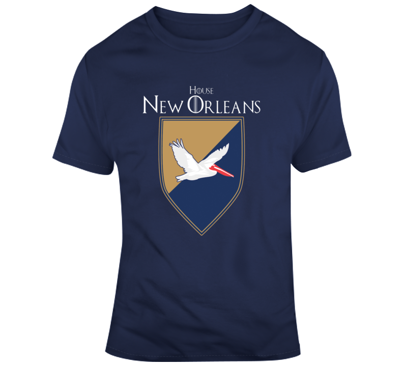 House Of New Orleans Perlicans Games Of Thrones Parody T-shirt