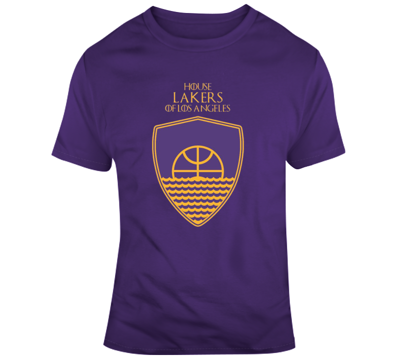 House Of Los Angeles Lakers Games Of Thrones Parody T-shirt