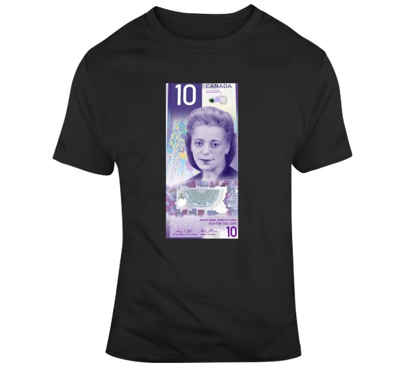 Viola Desmond 10 Dollar Bill Canadian T-shirt Viola Desmond 10 Dollar Bill Canadian T-shirt