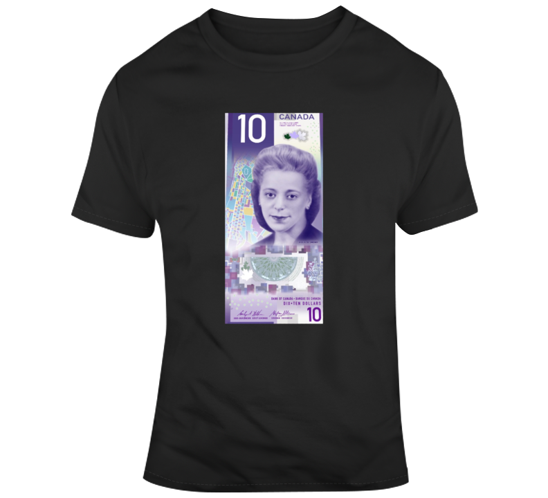 Viola Desmond 10 Dollar Bill Canadian T-shirt