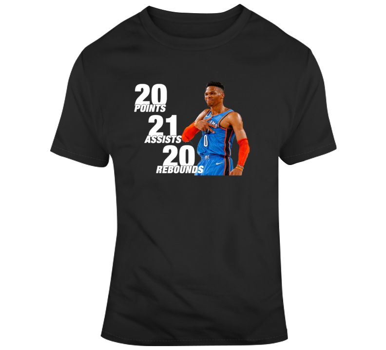 Russell Westbrook 20 20 20 Game T-shirt