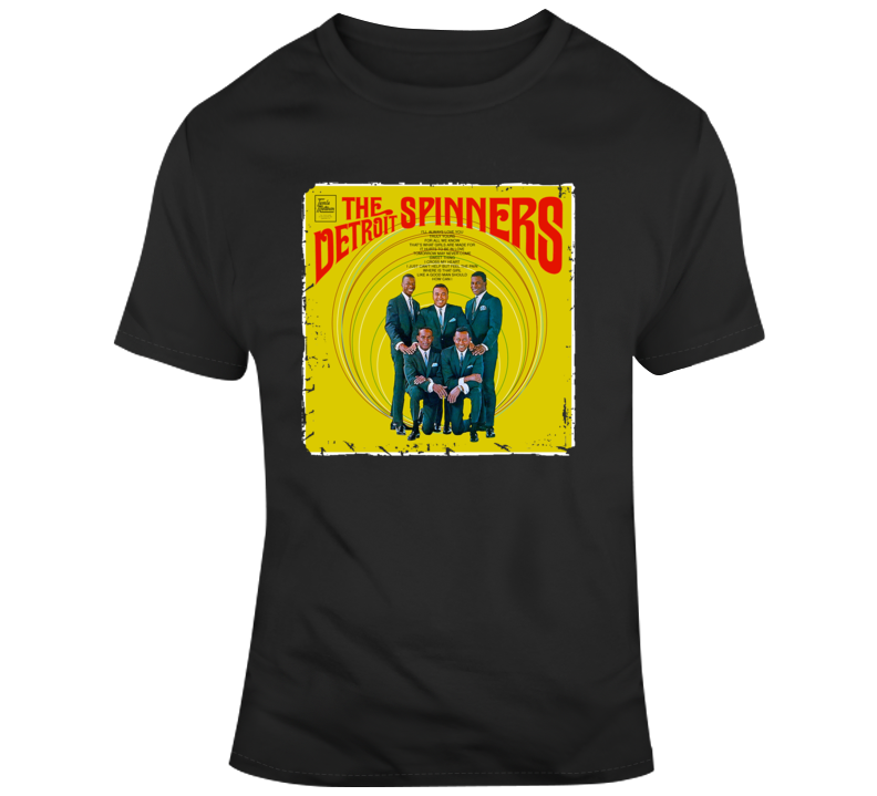 The Detroit Spinners Group Vintage T Shirt