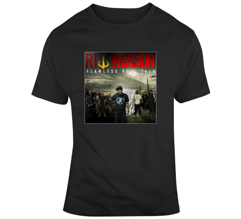 Flawless Real Talk Ri Invasion Album Cover Fan T Shirt Flawless Real Talk Ri Invasion Album Cover Fan T Shirt