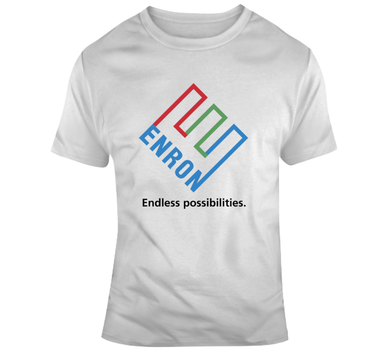 Enron Endless Possibilites Company Logo T Shirt Enron Endless Possibilites Company Logo T Shirt