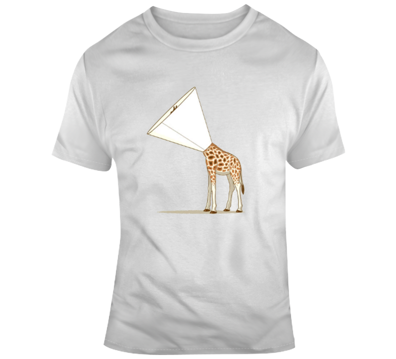 Funny Giraffe Itchy Worn Look Parody T Shirt Funny Giraffe Itchy Worn Look Parody T Shirt