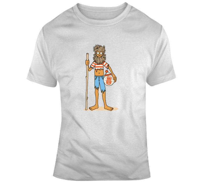Castaway Wilson Waldo Worn Look Parody T Shirt Castaway Wilson Waldo Worn Look Parody T Shirt