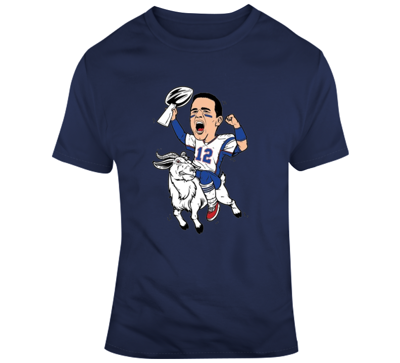 Tom Brady Rings Goat Super Fan T Shirt