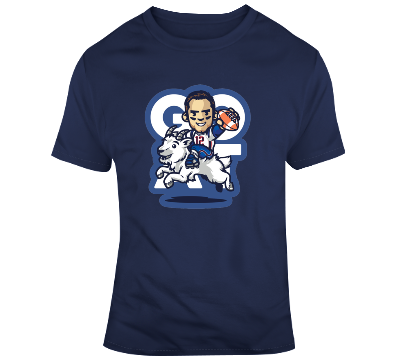 Tom Brady Cartoon Caricature Rings T Shirt