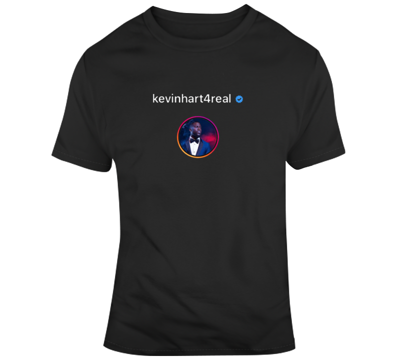 Kevinhart4real Instagram Verified Handle T Shirt