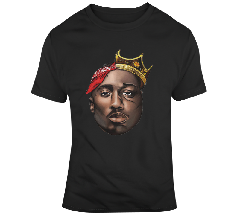 Biggies And Pac Merge Combination T Shirt