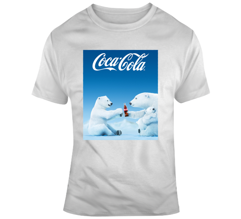 Coca Cola Bear Commercial T Shirt