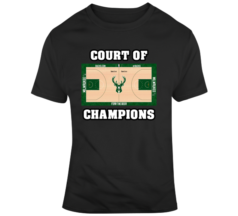 Milwaukee Bucks Home Court Fiserv Forum Arena Court Of Champions T Shirt Milwaukee Bucks Home Court Fiserv Forum Arena Court Of Champions T Shirt