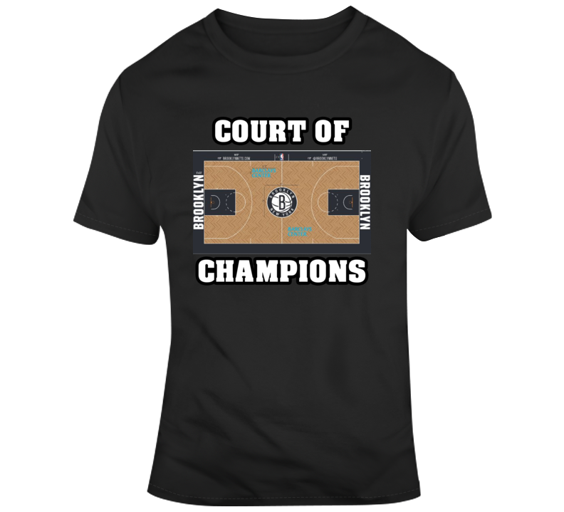 Brookyln Nets Home Court Barclarys Arena Court Of Champions T Shirt Brookyln Nets Home Court Barclarys Arena Court Of Champions T Shirt