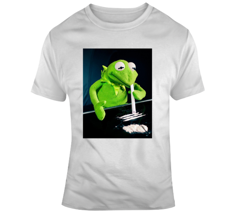 Kermit Cokehead Parody T Shirt