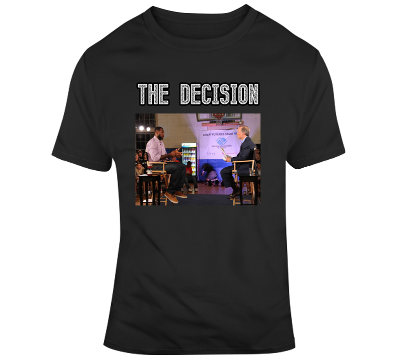 Lebron James The Decision Interview T Shirt