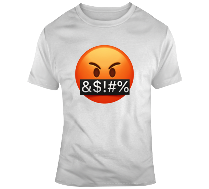 Swearing Emogi Parody T Shirt Swearing Emogi Parody T Shirt