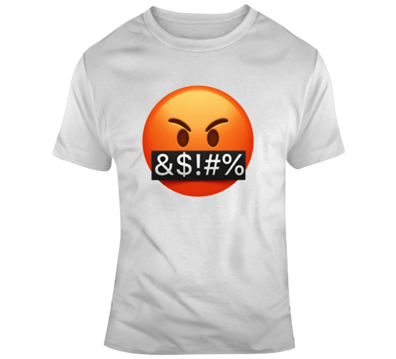 Swearing Emogi Parody T Shirt