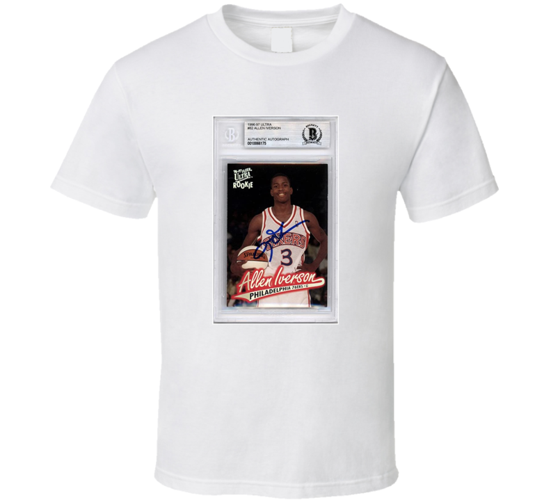 Allen Iverson Rookie Card Fan T Shirt