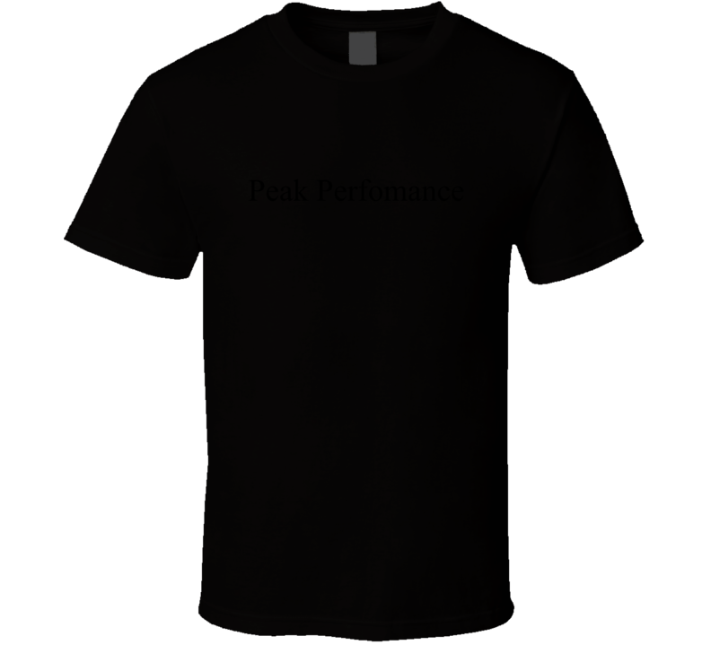 Peak Performance Title Fan T Shirt