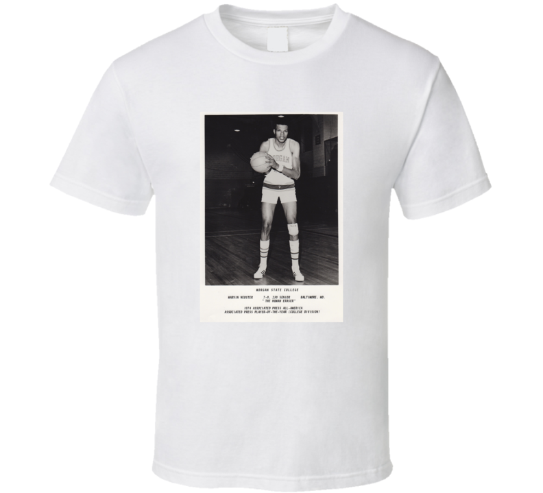 The Human Eraser Marvin Webster Basketball T Shirt The Human Eraser Marvin Webster Basketball T Shirt