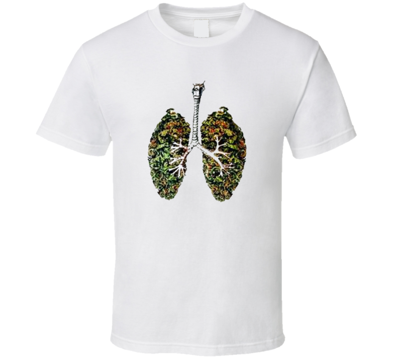 Funny Weed Lung Pardoy T Shirt