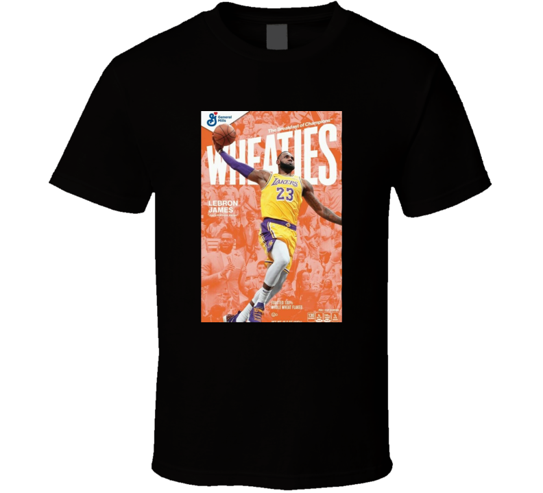 Lebron James Wheaties T Shirt Lebron James Wheaties T Shirt
