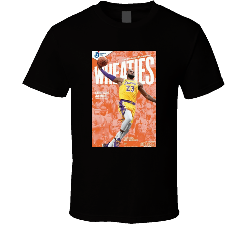 Lebron James Wheaties T Shirt