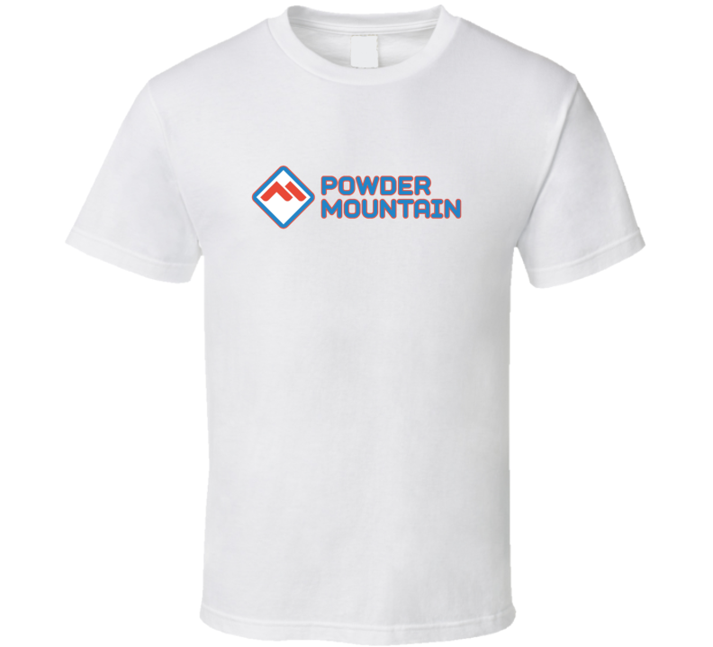 Powder Mountain Ski Resort Fan T Shirt Powder Mountain Ski Resort Fan T Shirt