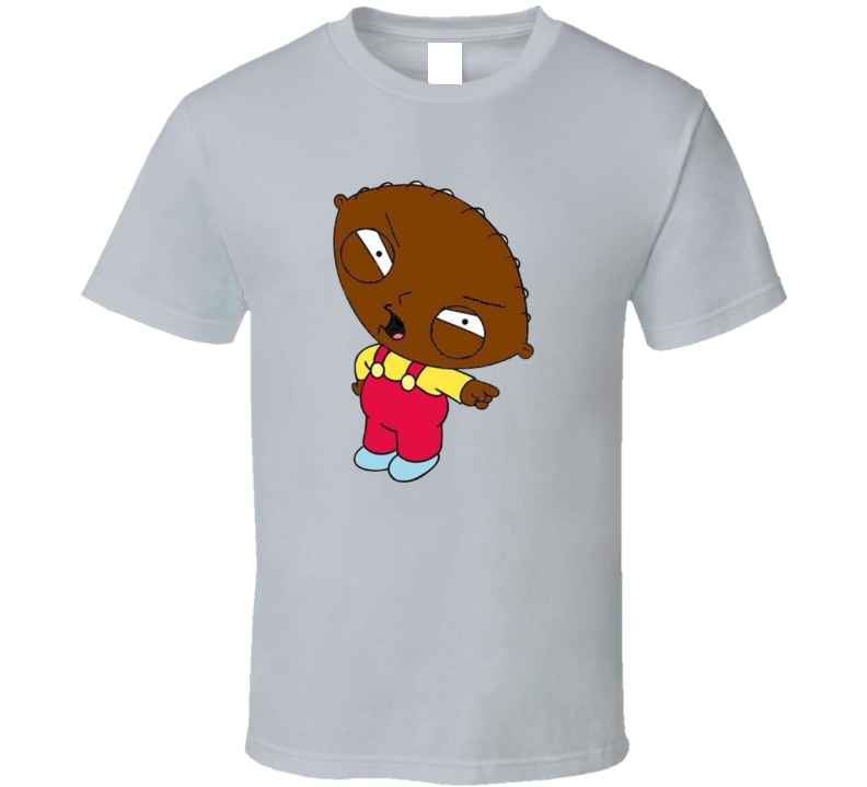 Black Stewie Parody Fan T Shirt