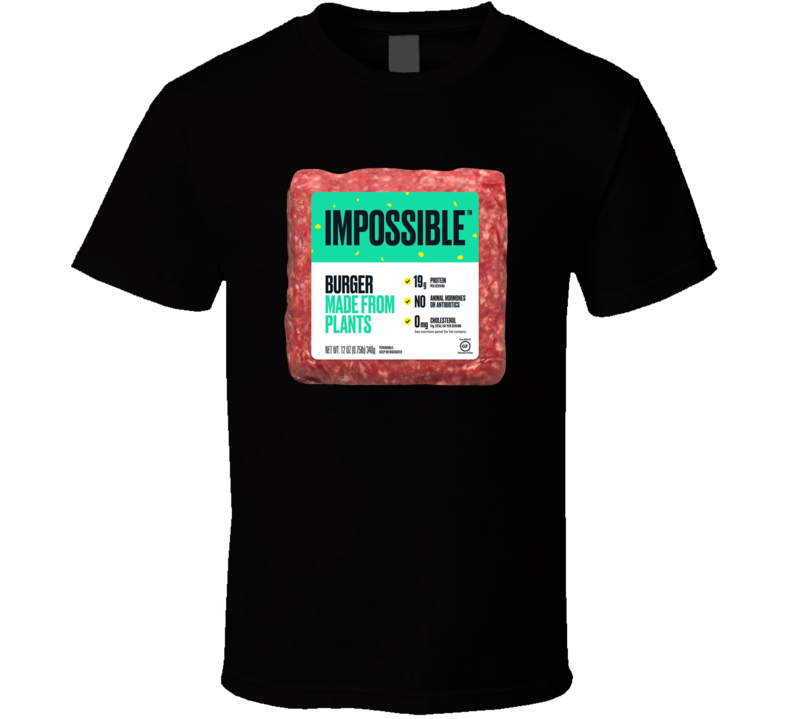 Impossible Food Impossible Burger T Shirt Impossible Food Impossible Burger T Shirt