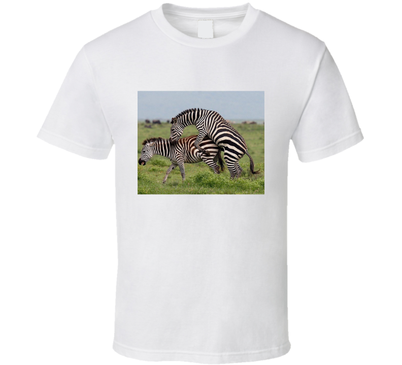 Zebra Mating Season T Shirt Zebra Mating Season T Shirt