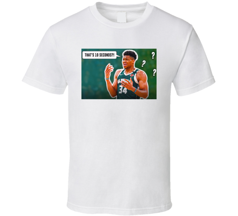 Giannis Free Throw Violation10 Second Parody T Shirt Giannis Free Throw Violation10 Second Parody T Shirt