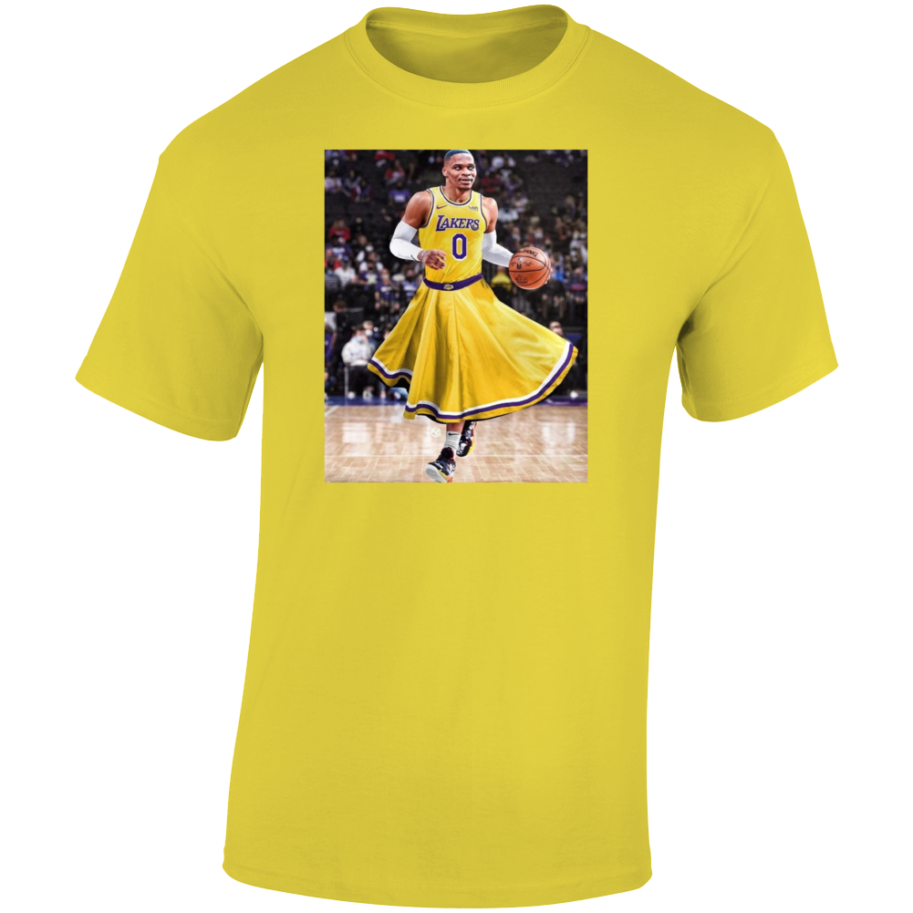 Westbookskirt Lakers Dress Parody T Shirt Westbookskirt Lakers Dress Parody T Shirt