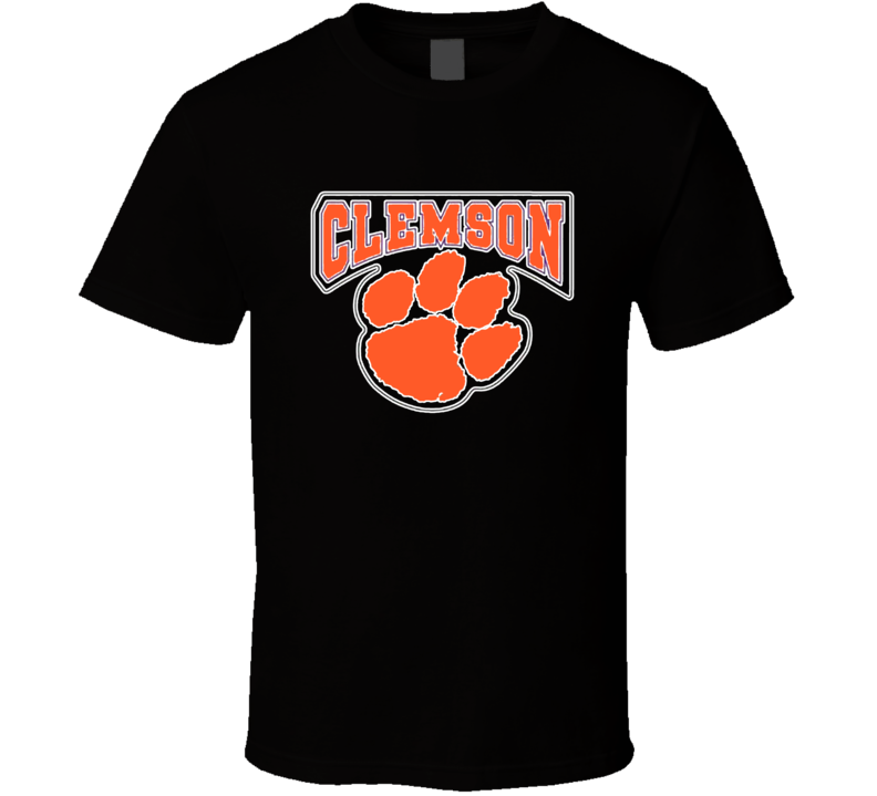 Clemson Orange Paw T Shirt Clemson Orange Paw T Shirt