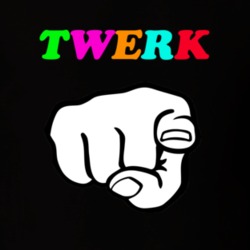 pointing twerk / twurk t - shirt 1028400