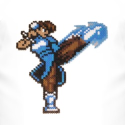 Chun Li Pixel Lightning Kick T Shirt 1052879