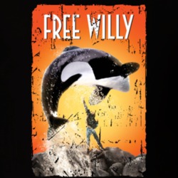 Free Willy Movie Poster Cover Grunge T-shirt 33299516