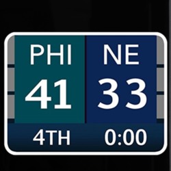 Philadelhia Eagles And New England Patriots Score Phone Case 33376213