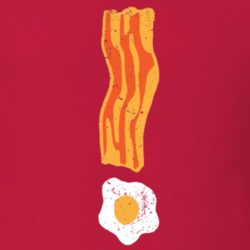 Bacon And Egg Breakfast Lover Sunny Side Up T-shirt 33436287